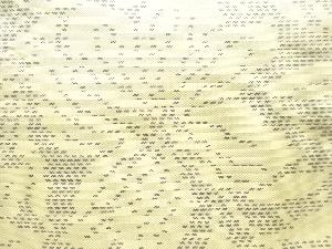 アンティーク　花模様織出し本場大島紬着物